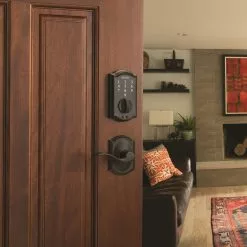 Door Accent Handle Schlage Bronze Trim Reversible Passage Camelot Aged 16 Door Accent Handle Schlage Bronze Trim Reversible Passage Camelot Aged -Schlage Trade 17007217