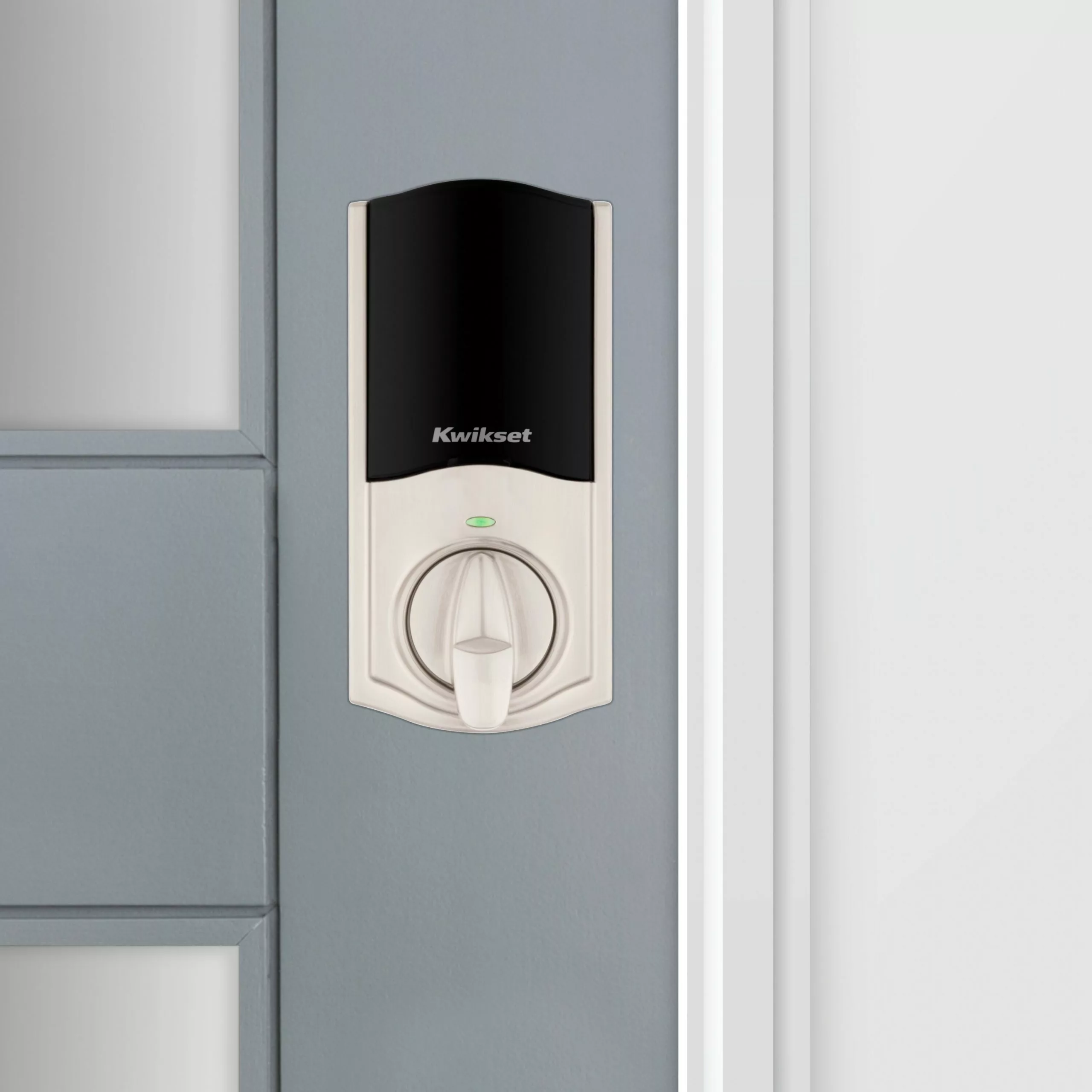Door Kwikset Lock Wi-Fi Nickel Satin Touch Enabled Electronic Biometric No Keypad Fingerprint Touchscreen Deadbolt Halo Single Cylinder 20 Door Kwikset Lock Wi-Fi Nickel Satin Touch Enabled Electronic Biometric No Keypad Fingerprint Touchscreen Deadbolt Halo Single Cylinder - Image 18