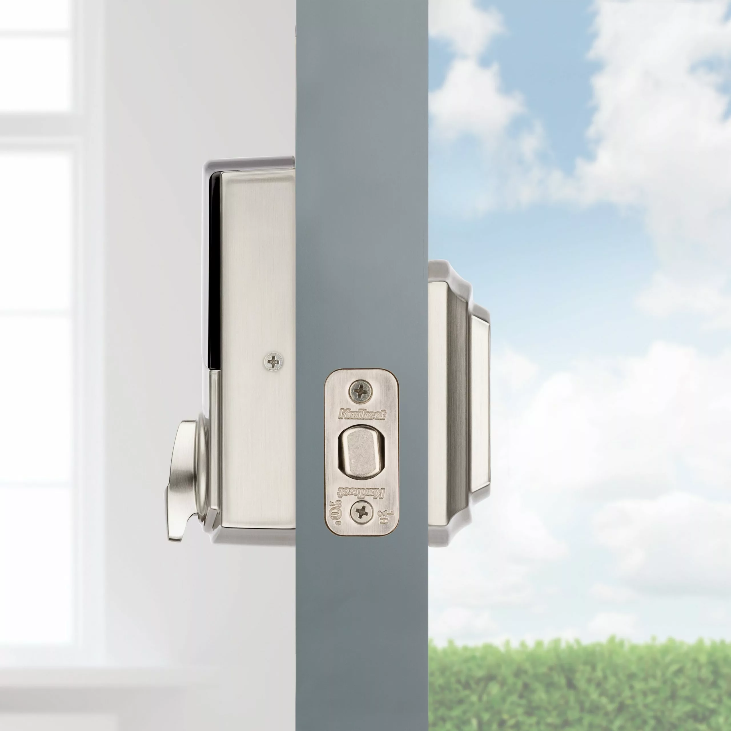 Door Kwikset Lock Wi-Fi Nickel Satin Touch Enabled Electronic Biometric No Keypad Fingerprint Touchscreen Deadbolt Halo Single Cylinder 21 Door Kwikset Lock Wi-Fi Nickel Satin Touch Enabled Electronic Biometric No Keypad Fingerprint Touchscreen Deadbolt Halo Single Cylinder - Image 19