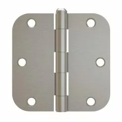 Door Hinge Satin 5/8-In 3-1/2-In (3-Pack) Radiu Mortise Gatehouse -Schlage Trade 17218810