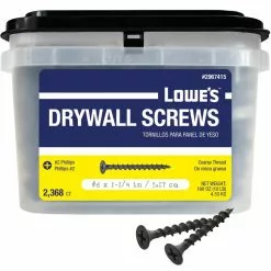 Lowe' Coarse Screw Bucket 6 X 1-1/4-In 10# Drywall