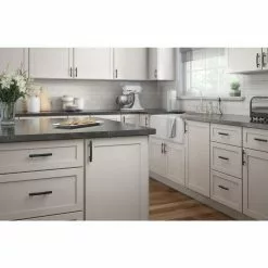 Brainerd Drawer Pull Bar Caroline Cylindrical 6-Pack 3-In Center To Center Matte Black -Schlage Trade 40344790