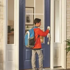 Door Schlage Handleset Nickel Satin Entry Camelot Accent 14 Door Schlage Handleset Nickel Satin Entry Camelot Accent -Schlage Trade 40779402