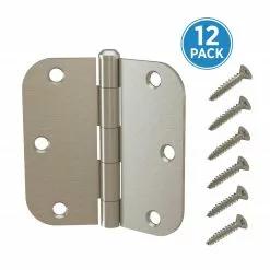 Door Hinge Satin 5/8-In (12-Pack) 3-1/2-In Radiu Mortise Gatehouse -Schlage Trade 40852662 scaled