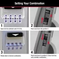 Key Keypad Master Lock Safe Lock Box Lighted Lock Combination 20 Key Keypad Master Lock Safe Lock Box Lighted Lock Combination -Schlage Trade 41464722