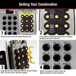 Key Master Lock Safe Box Lock Combination 17 Key Master Lock Safe Box Lock Combination -Schlage Trade 41464737