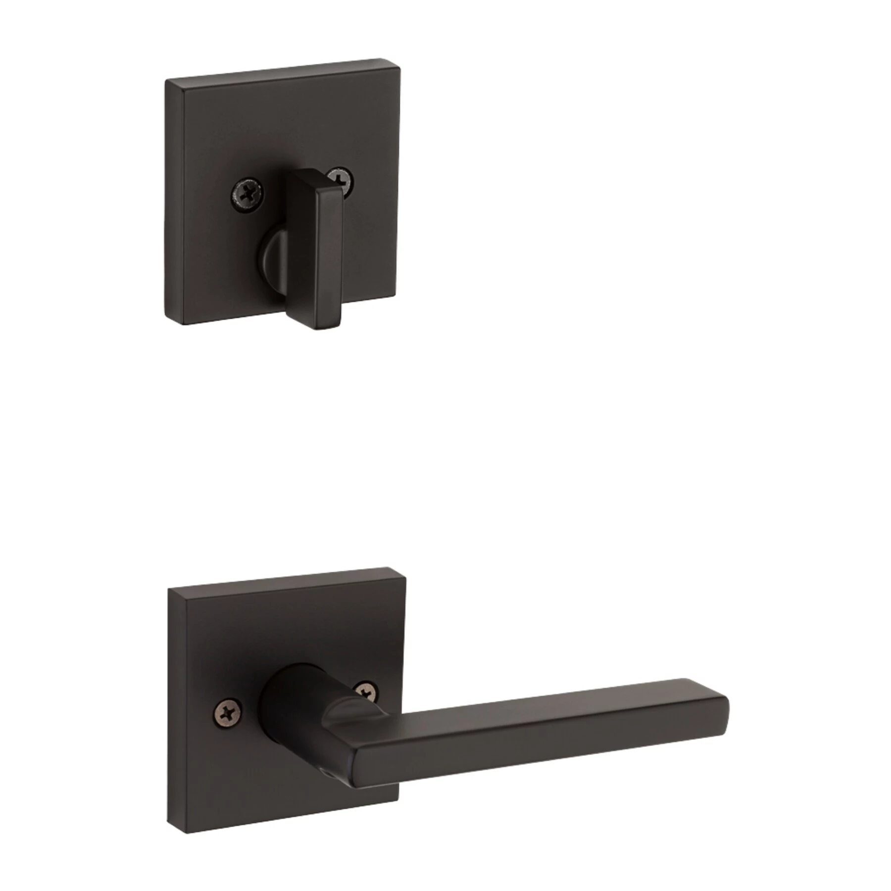 Halifax Door Kwikset Smartkey Handleset Vancouver Matte Entry Signature Single-Cylinder Deadbolt Black 6 Halifax Door Kwikset Smartkey Handleset Vancouver Matte Entry Signature Single-Cylinder Deadbolt Black - Image 4