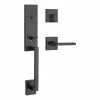 Halifax Door Kwikset Smartkey Handleset Vancouver Matte Entry Signature Single-Cylinder Deadbolt Black 2 Halifax Door Kwikset Smartkey Handleset Vancouver Matte Entry Signature Single-Cylinder Deadbolt Black -Schlage Trade 41751272