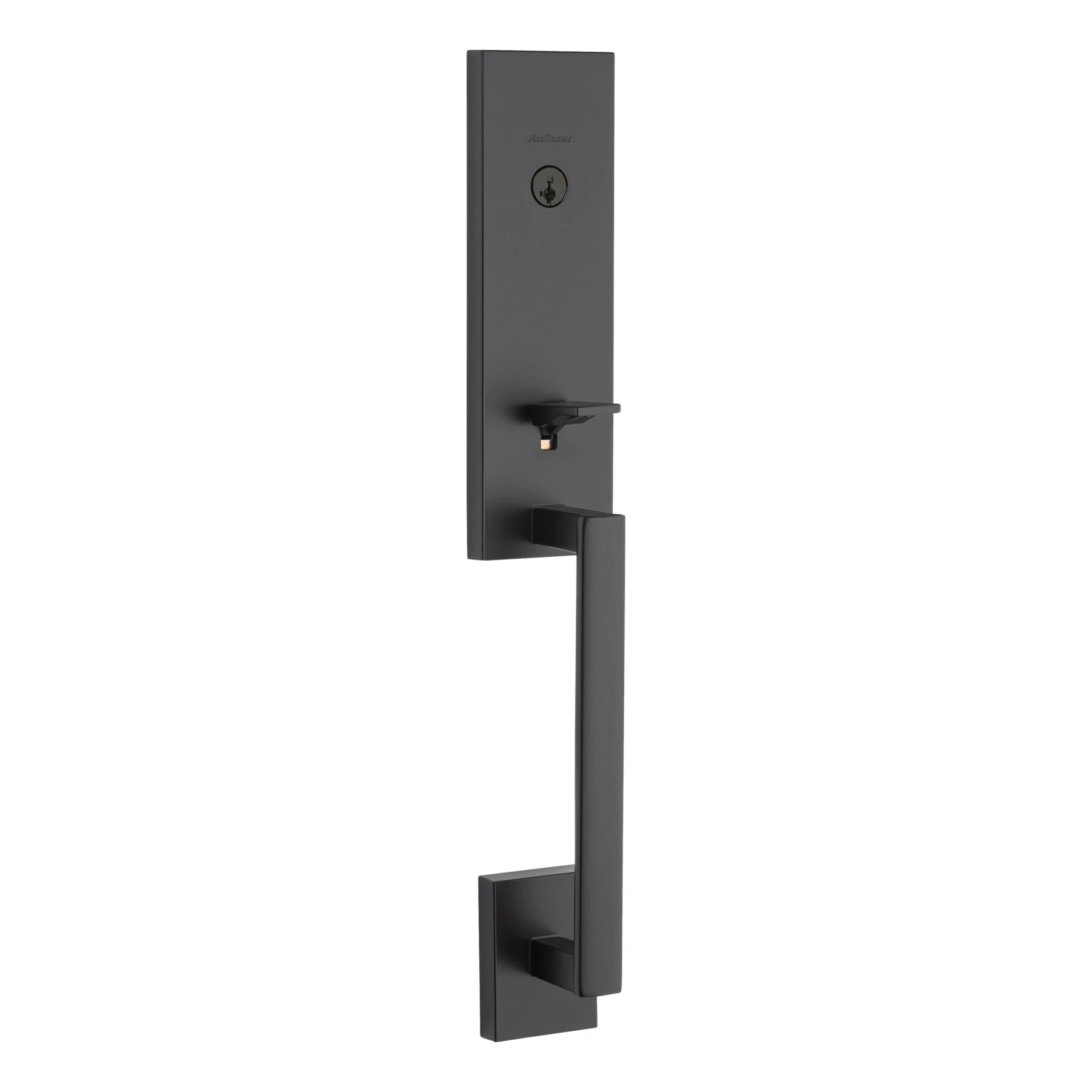 Halifax Door Kwikset Smartkey Handleset Vancouver Matte Entry Signature Single-Cylinder Deadbolt Black 4 Halifax Door Kwikset Smartkey Handleset Vancouver Matte Entry Signature Single-Cylinder Deadbolt Black - Image 2