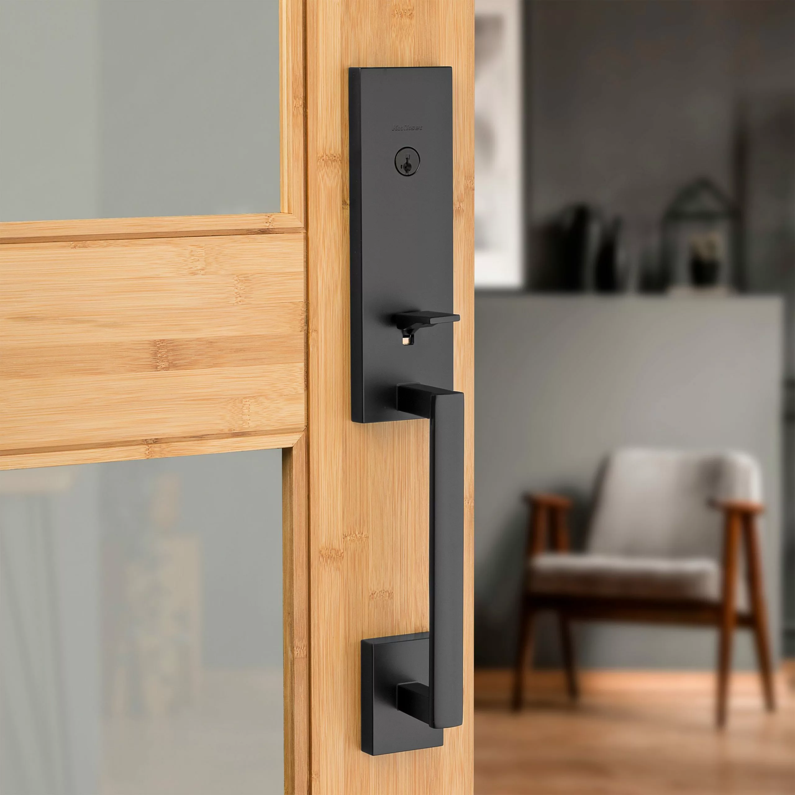 Halifax Door Kwikset Smartkey Handleset Vancouver Matte Entry Signature Single-Cylinder Deadbolt Black 10 Halifax Door Kwikset Smartkey Handleset Vancouver Matte Entry Signature Single-Cylinder Deadbolt Black - Image 8