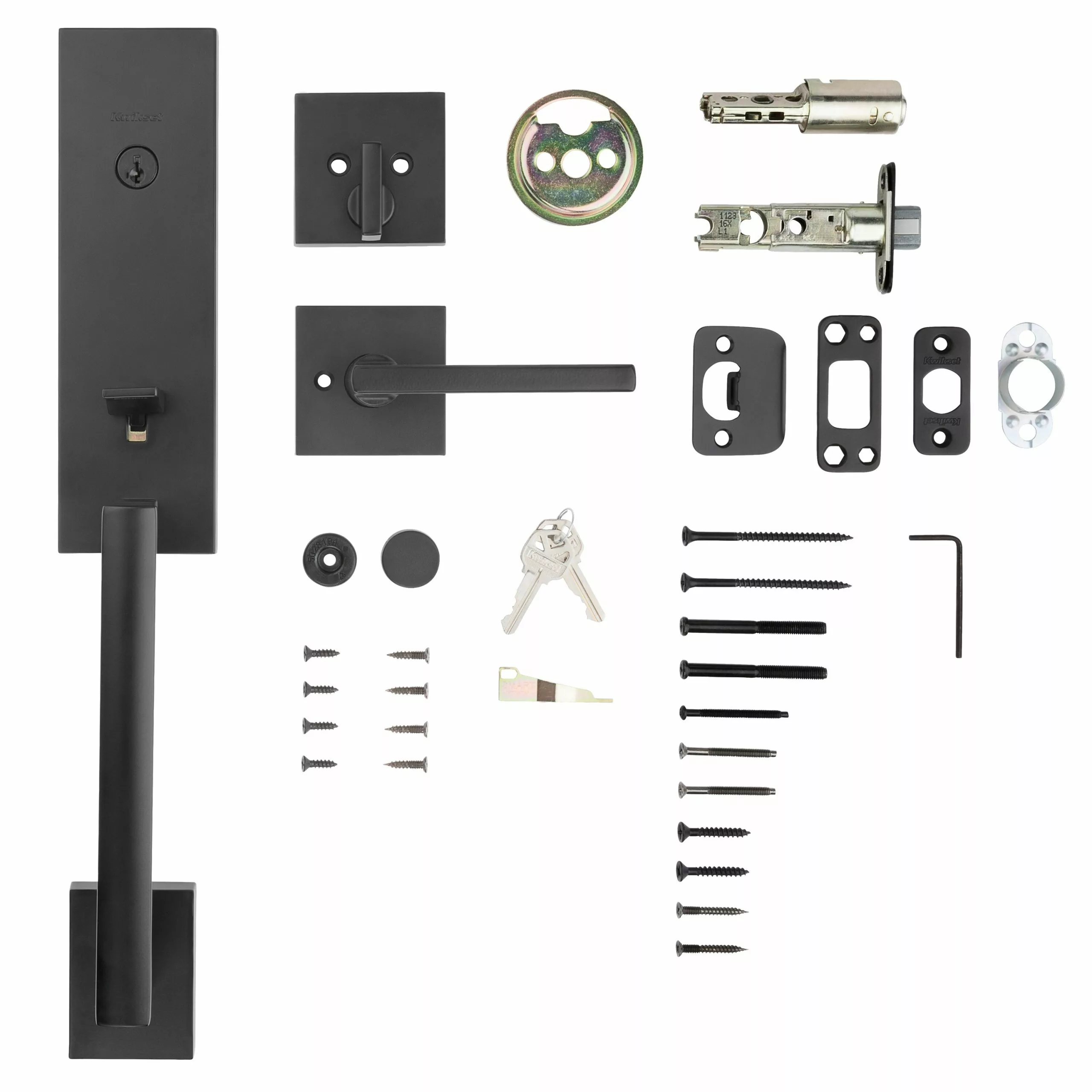 Halifax Door Kwikset Smartkey Handleset Vancouver Matte Entry Signature Single-Cylinder Deadbolt Black 7 Halifax Door Kwikset Smartkey Handleset Vancouver Matte Entry Signature Single-Cylinder Deadbolt Black - Image 5