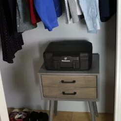 Sentrysafe Chest Safe 0.18-Cu Ft Keyed Resistant Fire Fireproof -Schlage Trade 41757504