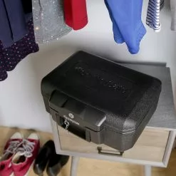 Sentrysafe Chest Safe 0.18-Cu Ft Keyed Resistant Fire Fireproof -Schlage Trade 41757506