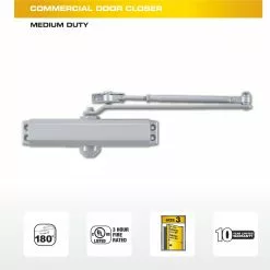 Brink Door Closer Aluminum Commercial