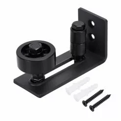 Reliabilt Door Hardware Matte Guide Barn Interior Floor Black