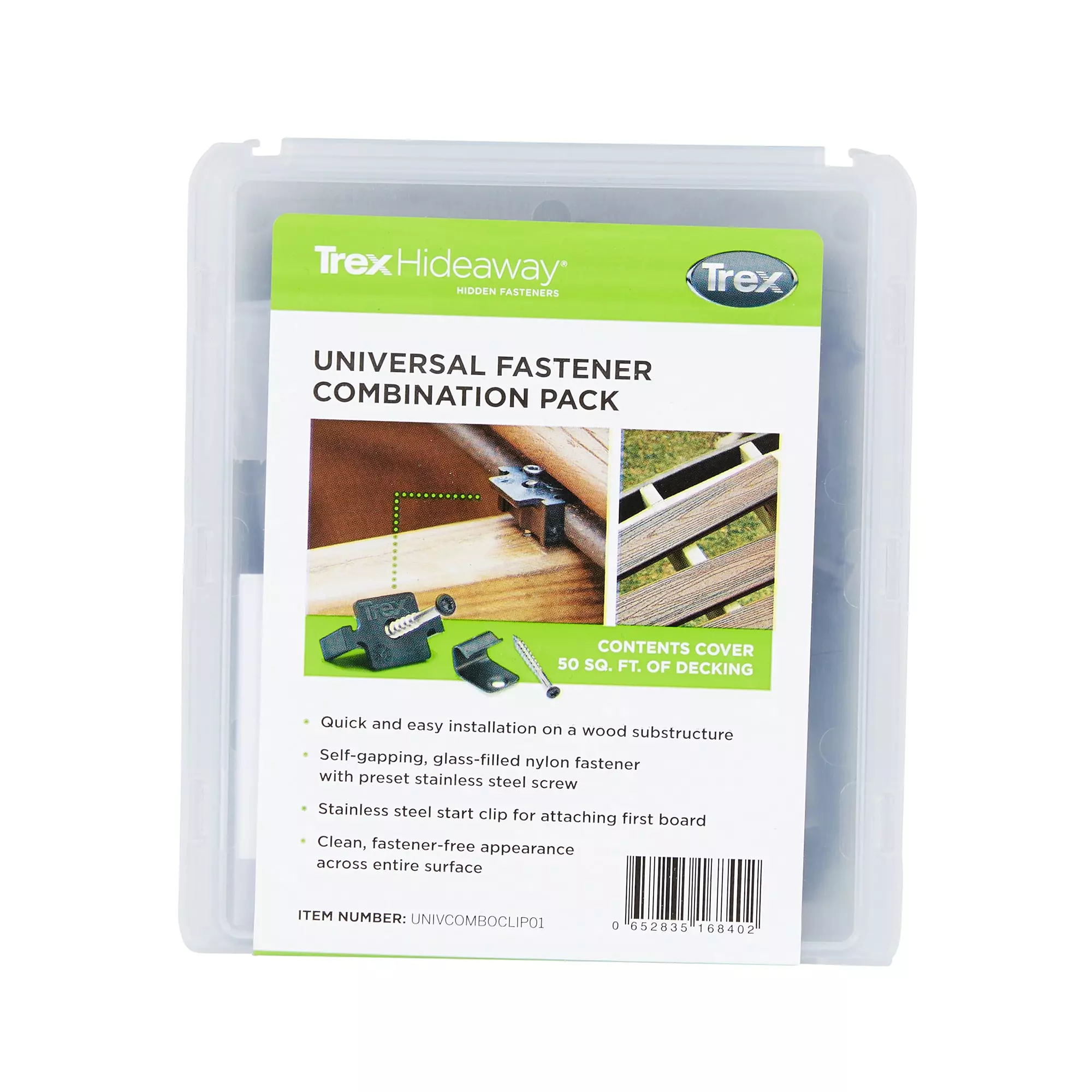 Trex Fastener Coverage Clip 50-Sq Ft (94-Count) Universal Hidden Black 4 Trex Fastener Coverage Clip 50-Sq Ft (94-Count) Universal Hidden Black - Image 2