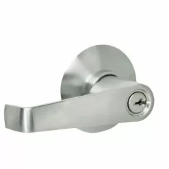 Door Handle Chrome Satin Universal Entry Keyed Schlage Elan