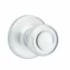 Door Knob Kwikset Tylo Chrome Satin Security Passage No Deadbolt -Schlage Trade 42237742