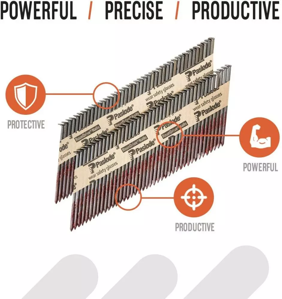 Framing Nail Paslode Steel (2500-Piece) 3-In 30 Collated Coated 4 Framing Nail Paslode Steel (2500-Piece) 3-In 30 Collated Coated - Image 2