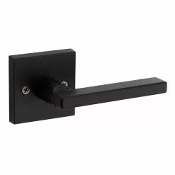 Halifax Door Kwikset Handle Universal Signature Passage Matte Black -Schlage Trade 42504368