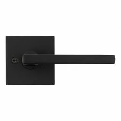 Halifax Door Kwikset Handle Universal Signature Passage Matte Black -Schlage Trade 42504370