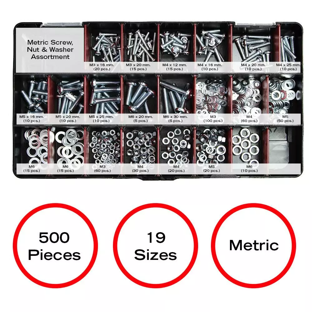 Fastener Kit 1,300 Piece Complete Bulldog 6 Fastener Kit 1,300 Piece Complete Bulldog - Image 5