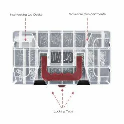 Fastener Kit 1,300 Piece Complete Bulldog 14 Fastener Kit 1,300 Piece Complete Bulldog -Schlage Trade 42679189
