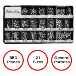 Fastener Kit 1,300 Piece Complete Bulldog 11 Fastener Kit 1,300 Piece Complete Bulldog -Schlage Trade 42679190