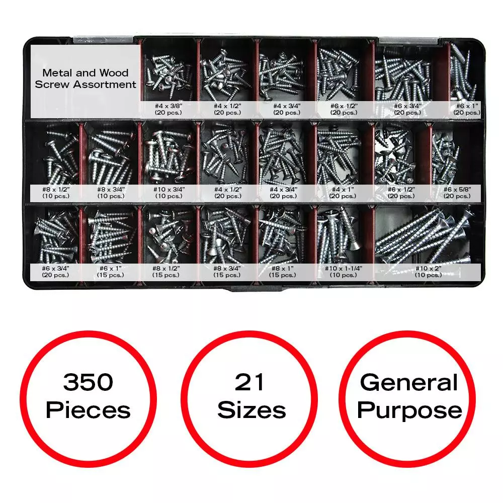 Fastener Kit 1,300 Piece Complete Bulldog 5 Fastener Kit 1,300 Piece Complete Bulldog - Image 4