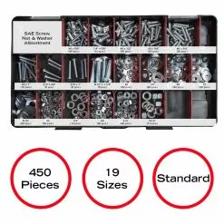 Fastener Kit 1,300 Piece Complete Bulldog 13 Fastener Kit 1,300 Piece Complete Bulldog -Schlage Trade 42679191