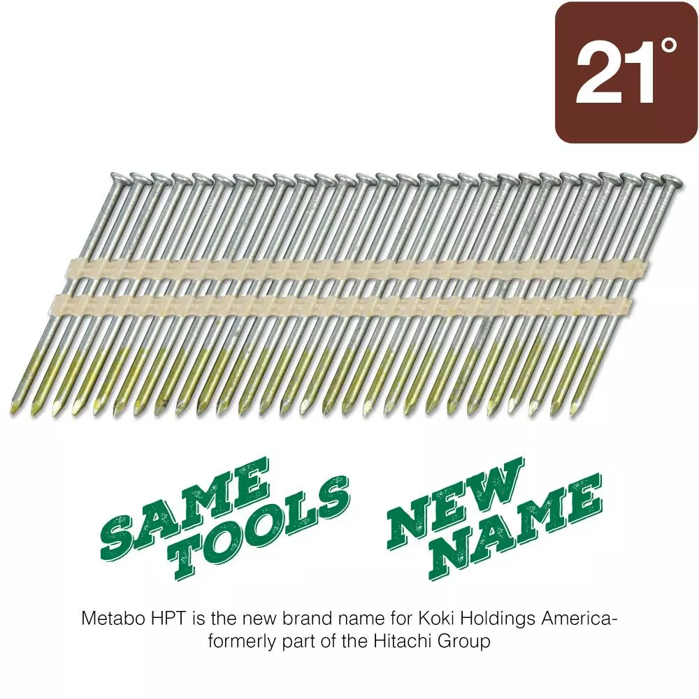 Metabo Nail Hpt Steel 3-In (4000-Piece) Collated Framing Bright 6 Metabo Nail Hpt Steel 3-In (4000-Piece) Collated Framing Bright - Image 4