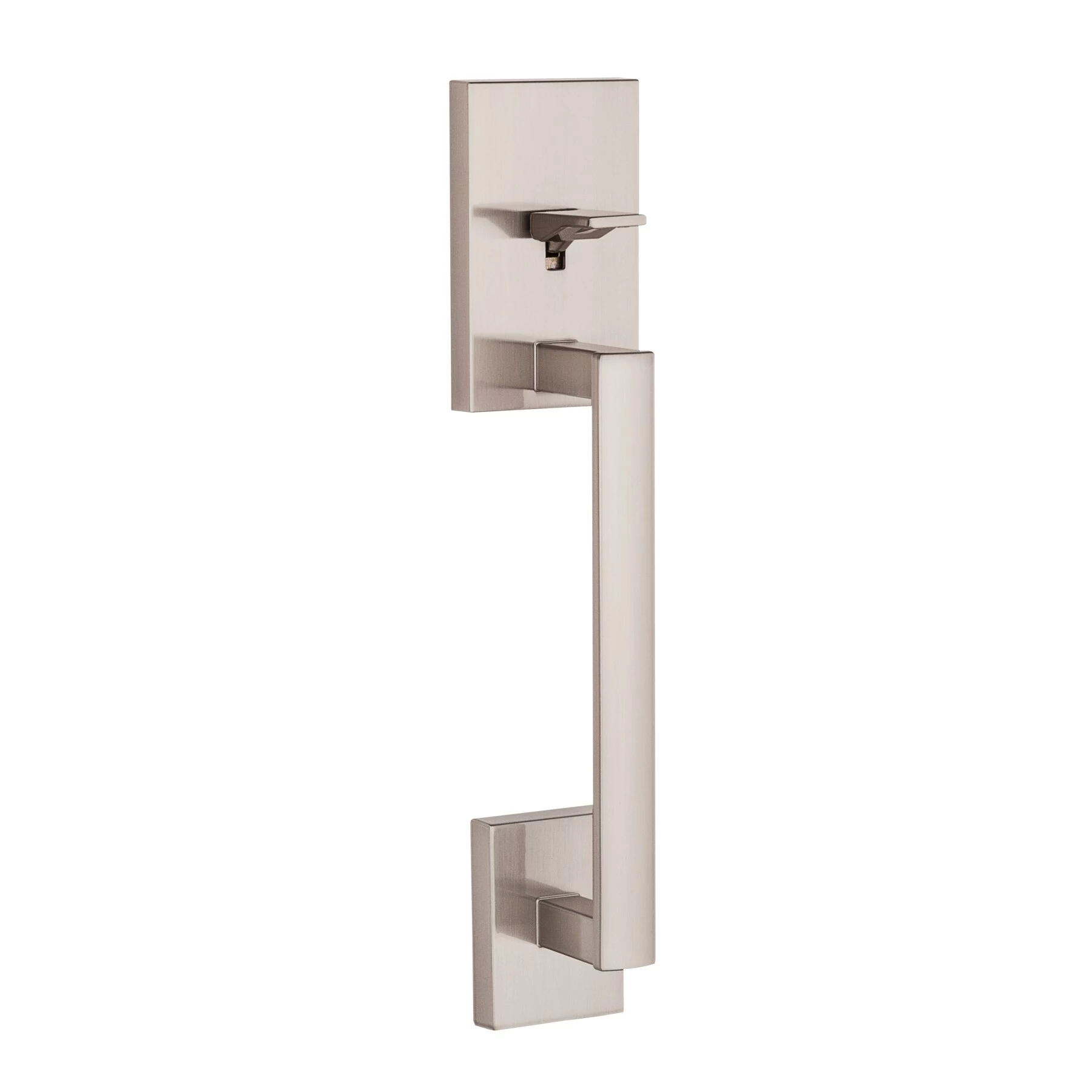 Halifax San Clemente Door Kwikset Handleset Nickel Satin Entry Single-Cylinder Deadbolt 4 Halifax San Clemente Door Kwikset Handleset Nickel Satin Entry Single-Cylinder Deadbolt - Image 2