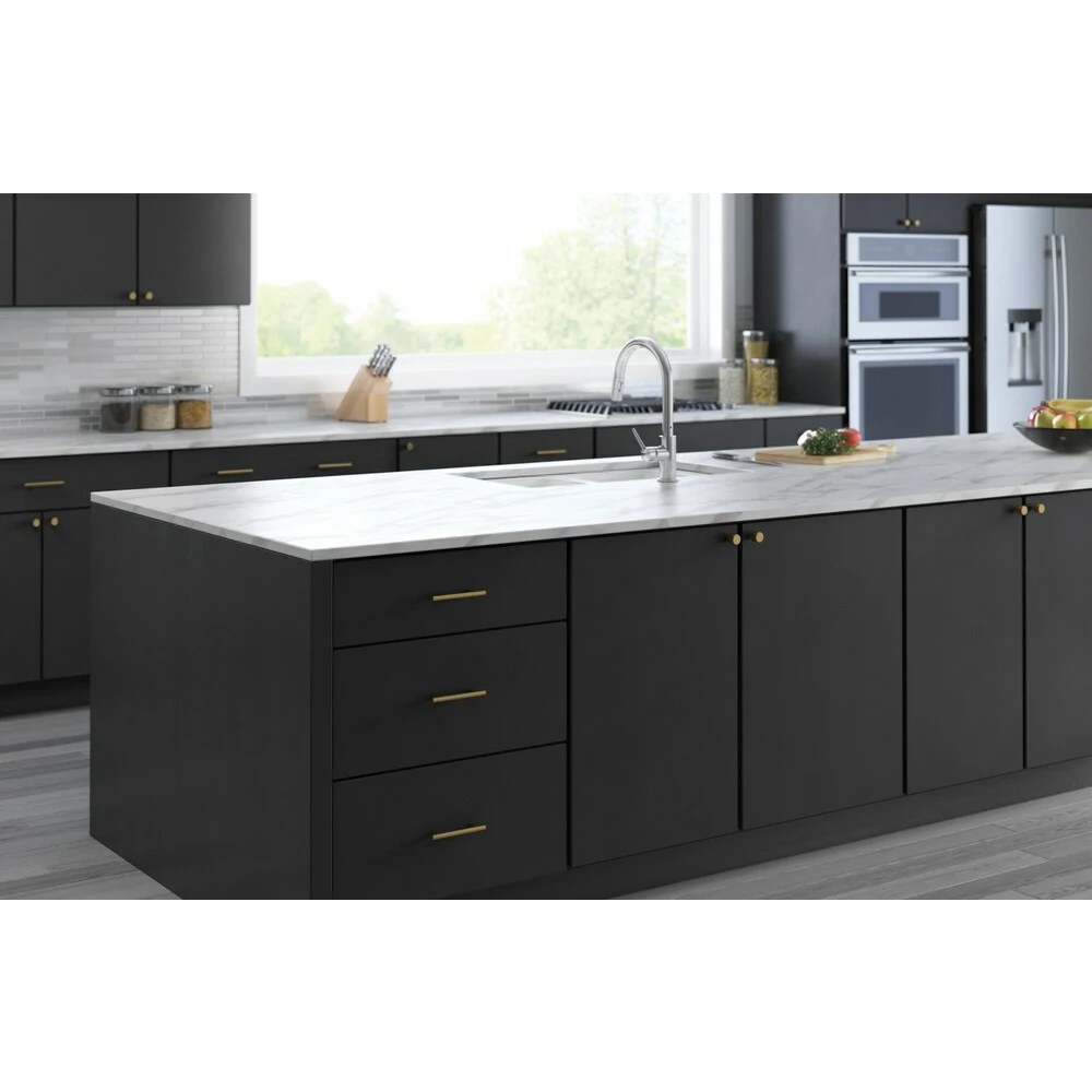 Brainerd Cabinet Knob Bar Bras 1-In Bar Brushed 6 Brainerd Cabinet Knob Bar Bras 1-In Bar Brushed - Image 4