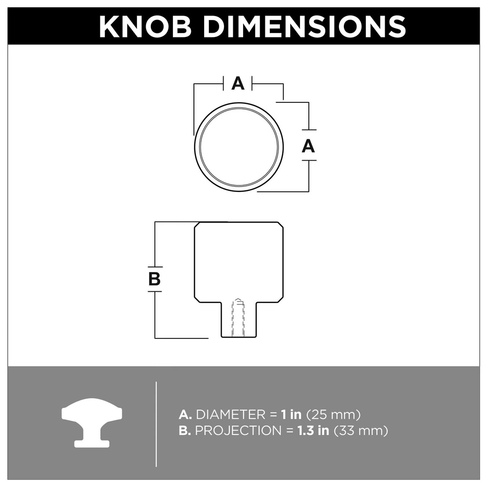 Brainerd Cabinet Knob Bar Bras 1-In Bar Brushed 8 Brainerd Cabinet Knob Bar Bras 1-In Bar Brushed - Image 6