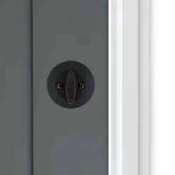Kwikset Deadbolt 660 Deadbolt Series Security Smartkey Single Cylinder Matte Black -Schlage Trade 43353165 scaled