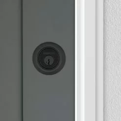 Kwikset Deadbolt 660 Deadbolt Series Security Smartkey Single Cylinder Matte Black -Schlage Trade 43353176 scaled