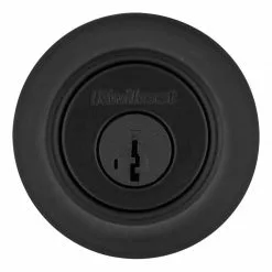 Kwikset Deadbolt 660 Deadbolt Series Security Smartkey Single Cylinder Matte Black -Schlage Trade 43353190