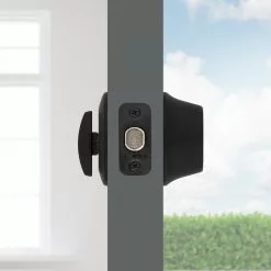 Kwikset Deadbolt 660 Deadbolt Series Security Smartkey Single Cylinder Matte Black -Schlage Trade 43353194 scaled