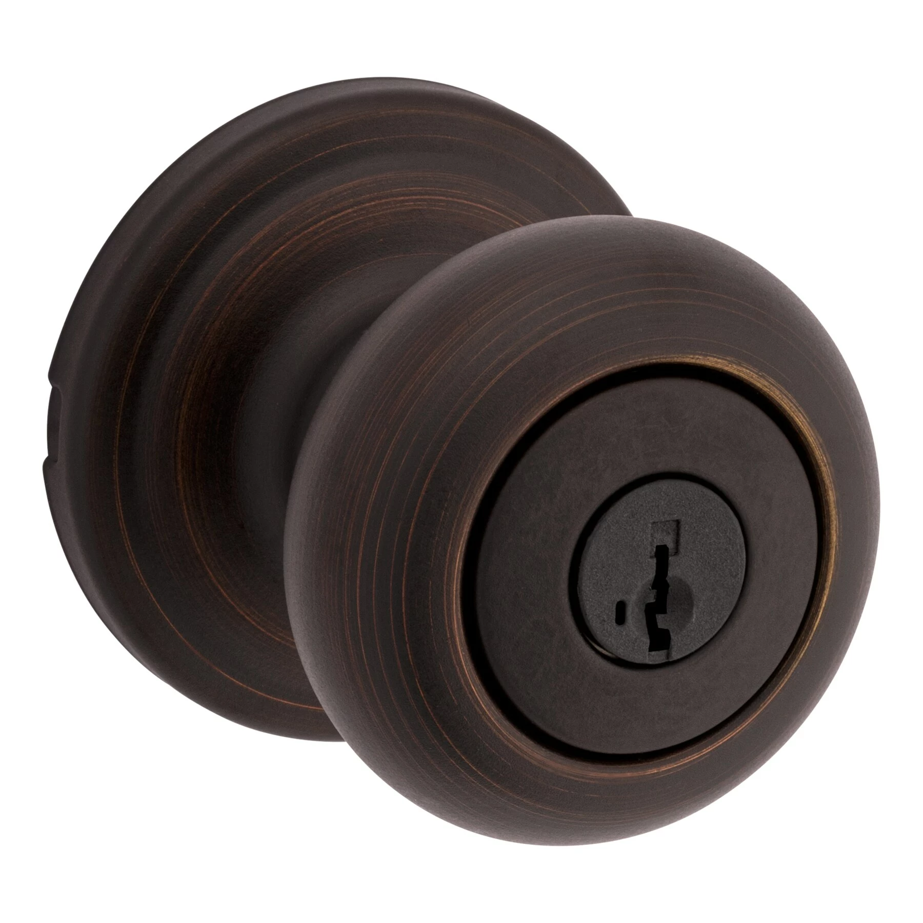 Juno Door Knob Kwikset Bras Entry Smartkey Antique Keyed 5 Juno Door Knob Kwikset Bras Entry Smartkey Antique Keyed - Image 3