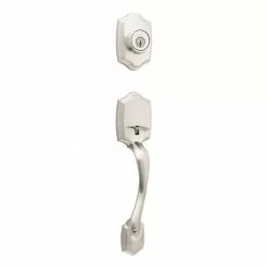 Belleview Door Kwikset Smartkey Handleset Nickel Satin Entry Security Balboa Deadbolt Single Cylinder 18 Belleview Door Kwikset Smartkey Handleset Nickel Satin Entry Security Balboa Deadbolt Single Cylinder -Schlage Trade 43391790