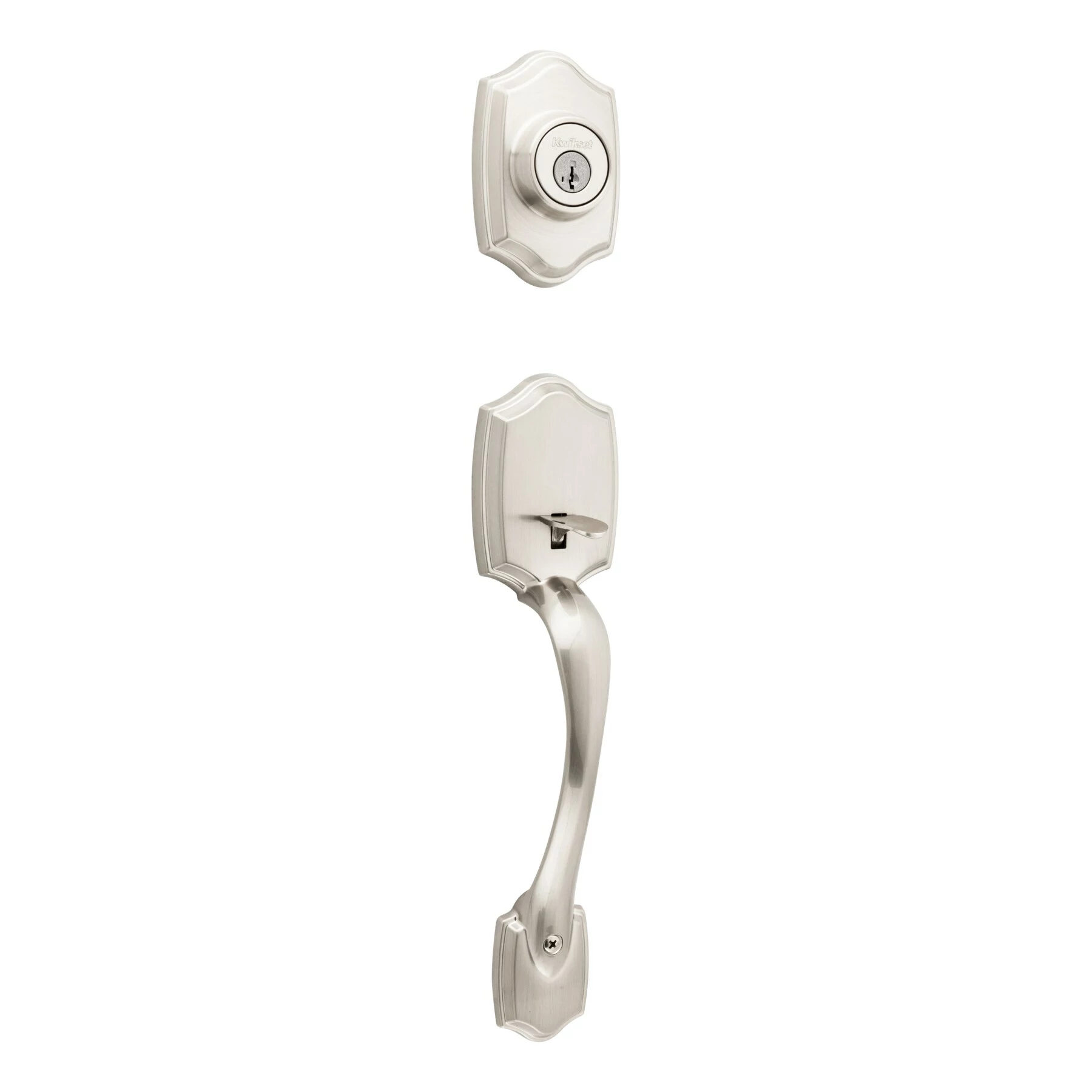 Belleview Door Kwikset Smartkey Handleset Nickel Satin Entry Security Balboa Deadbolt Single Cylinder 7 Belleview Door Kwikset Smartkey Handleset Nickel Satin Entry Security Balboa Deadbolt Single Cylinder - Image 5