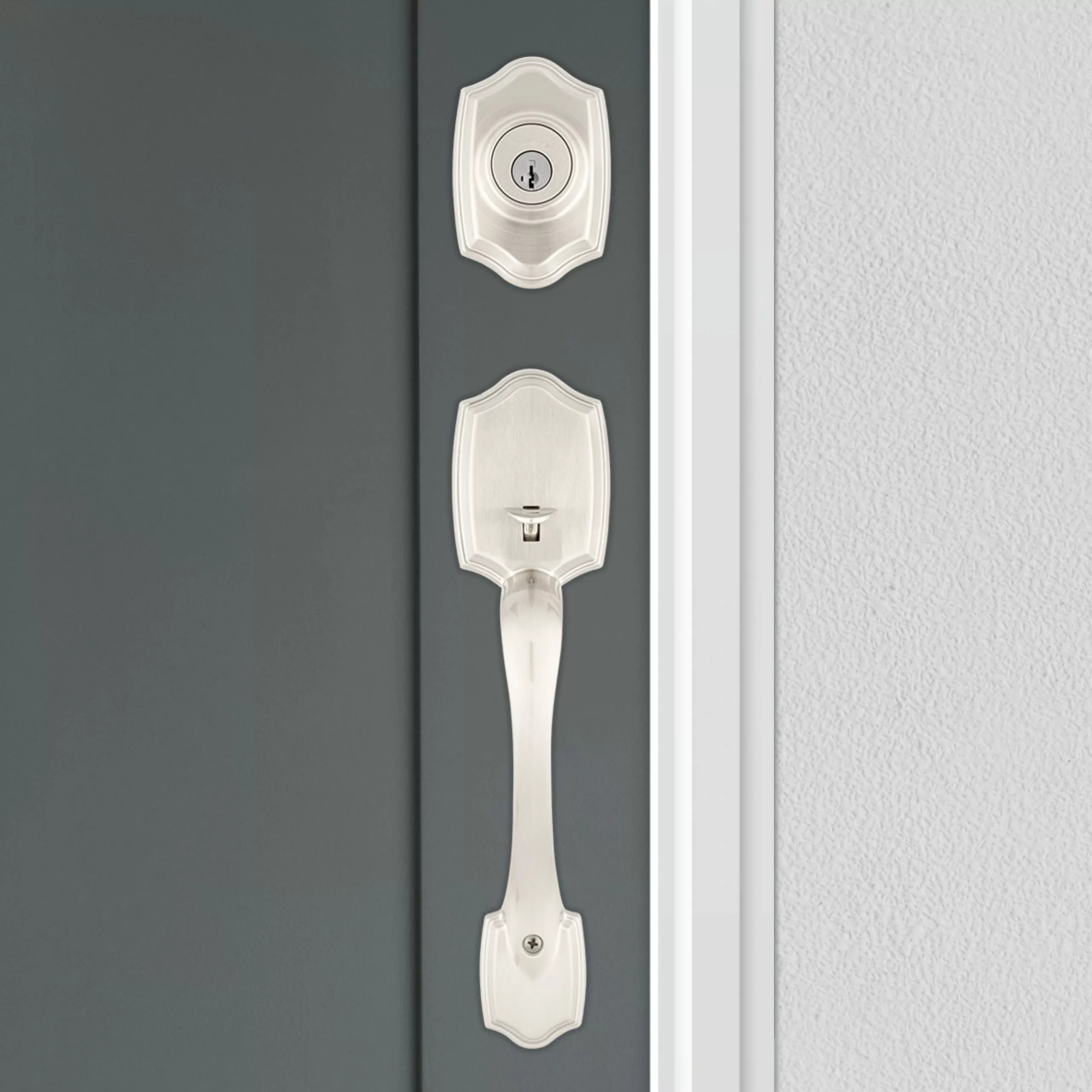 Belleview Door Kwikset Smartkey Handleset Nickel Satin Entry Security Balboa Deadbolt Single Cylinder 12 Belleview Door Kwikset Smartkey Handleset Nickel Satin Entry Security Balboa Deadbolt Single Cylinder - Image 10
