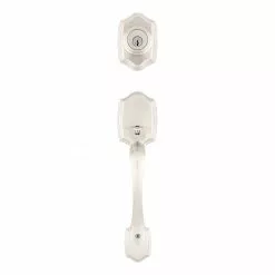 Belleview Door Kwikset Smartkey Handleset Nickel Satin Entry Security Balboa Deadbolt Single Cylinder 20 Belleview Door Kwikset Smartkey Handleset Nickel Satin Entry Security Balboa Deadbolt Single Cylinder -Schlage Trade 43391797