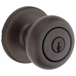 Door Cove Kwikset Knob Bronze Keyed Entry Security Venetian -Schlage Trade 43394715