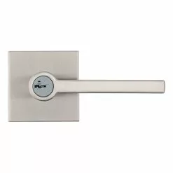 Halifax Door Kwikset Handle Smartkey Nickel Satin Universal Entry Signature Keyed -Schlage Trade 43395412