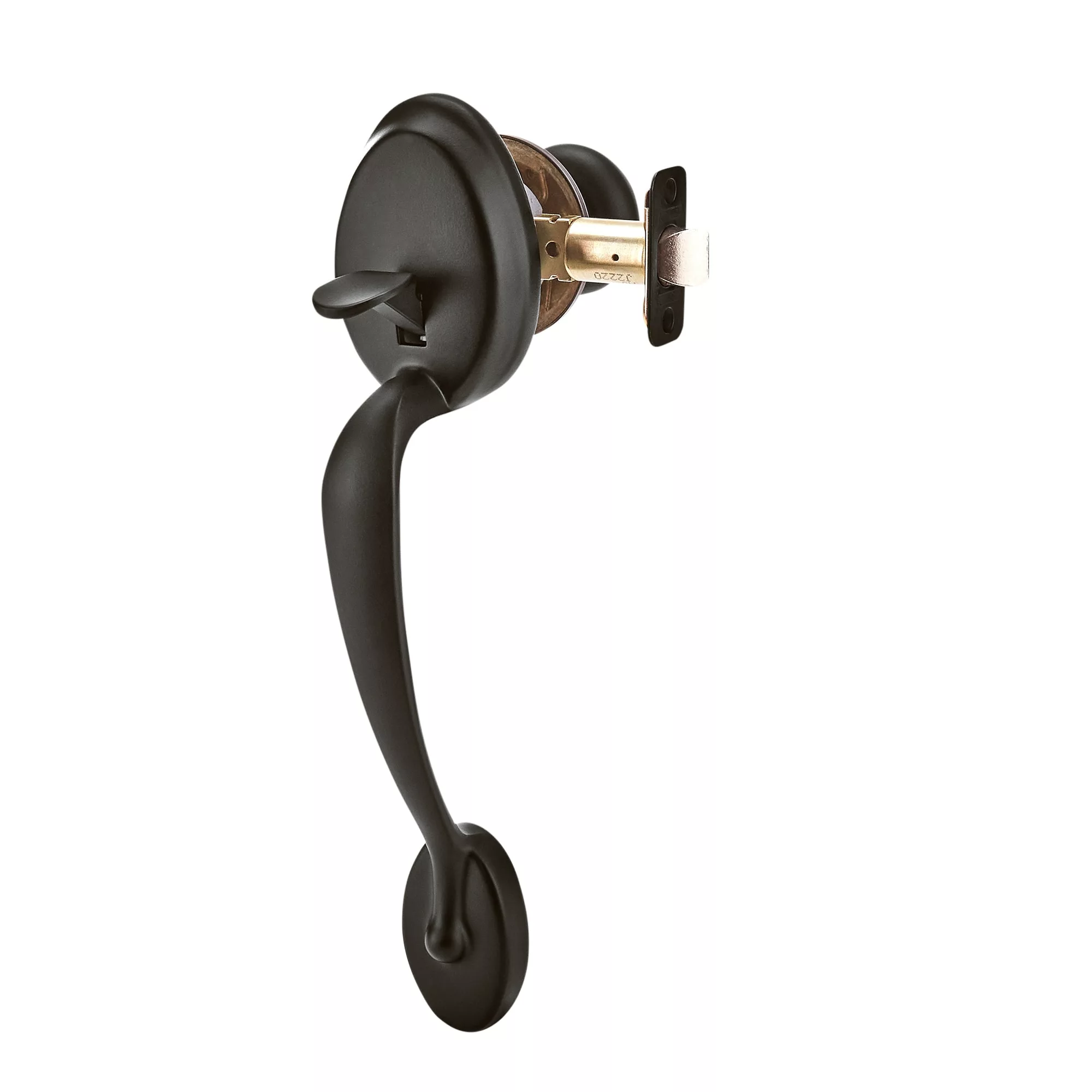 Door Handleset Schlage Plymouth Matte Entry Black 5 Door Handleset Schlage Plymouth Matte Entry Black - Image 3
