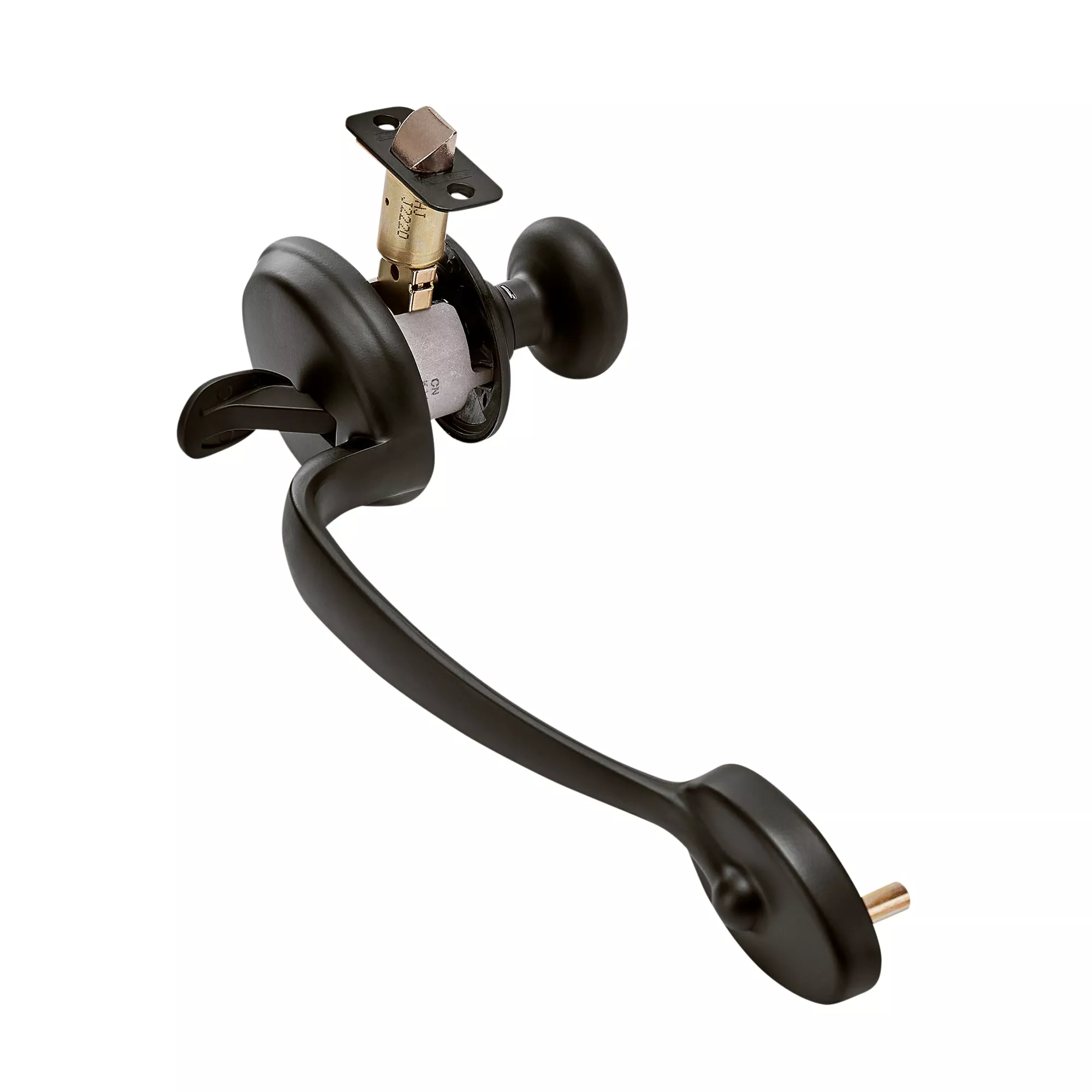 Door Handleset Schlage Plymouth Matte Entry Black 6 Door Handleset Schlage Plymouth Matte Entry Black - Image 4