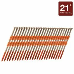 Metabo Framing Nail Hpt Steel 21-Gauge 3-In (1000-Piece) 21 Hot-Dipped Collated Galvanized