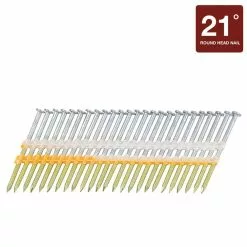Metabo Framing Nail Hpt Steel 21-Gauge 2-3/8-In (1000-Piece) 21 Hot-Dipped Collated Galvanized