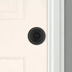 Reliabilt Door Knob Privacy No Deadbolt Baron Matte Black -Schlage Trade 43942869 scaled